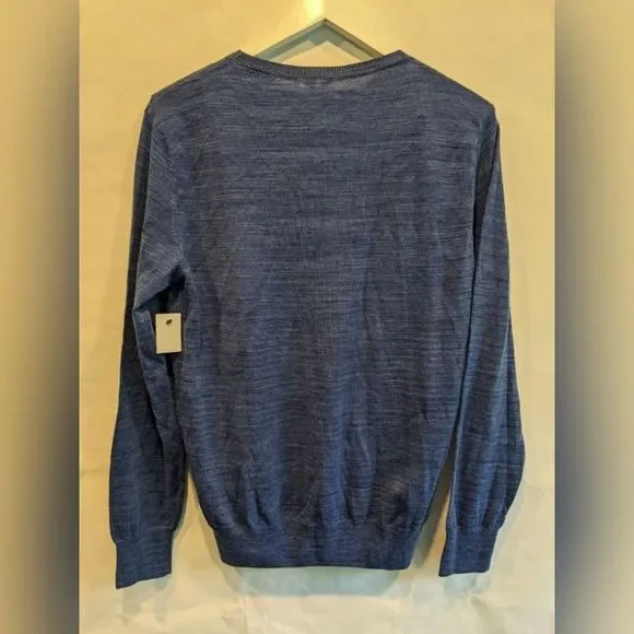 A.p.c. Heathered blue merino wool sweater S BNWT - Picture 2 of 8